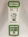 Evergreen - I BEAMS 35CM LONG X 3.2MM 4pcs