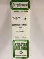 Evergreen - QUARTER ROUND-1.00MM 5pcs