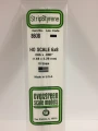 Evergreen - HO SCALE STYRENE STRIP 6X8 10pcs