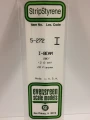 Evergreen - I BEAMS 35CM LONG X 2MM 4pcs