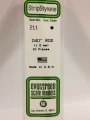 Evergreen - ROD WHITE 35CM LONG X1.0MM 10pcs