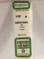 Evergreen - QUARTER ROUND-2.50MM 3pcs