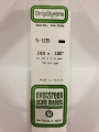 Evergreen - STRIPSTYRENE WHITE.25X2.5MM 10pcs