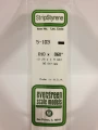 Evergreen - STRIPSTYRENE WHITE.25X1.5MM 10pcs