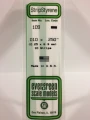 Evergreen - STRIPSTYRENE WHITE.25X6.3MM 10pcs
