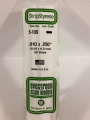 Evergreen - STRIPSTYRENE WHITE.25X6.3MM 10pcs