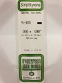 Evergreen - STRIPSTYRENE WHITE.25X.75MM 10pcs