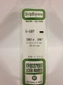 Evergreen - STRIPSTYRENE WHITE.25X4MM 10pcs