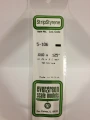 Evergreen - STRIPSTYRENE WHITE.25X3.2MM 10pcs
