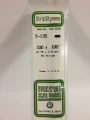 Evergreen - STRIPSTYRENE WHITE.75X2.5MM 10pcs