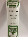 Evergreen - STRIPSTYRENE WHITE1.5X6.3MM 8pcs
