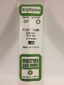 Evergreen - TUBE WHITE 35CM LONG X 5.5MM 3pcs