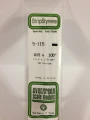 Evergreen - STRIPSTYRENE WHITE.38X2.5MM 10pcs