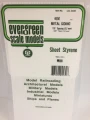 Evergreen - SIDING 15X29CM X 1MM 3.2MM SP