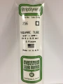 Evergreen - SQUARE TUBE -9.50MM 2pcs