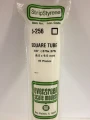 Evergreen - SQUARE TUBE -9.50MM 2pcs