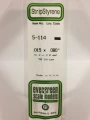 Evergreen - STRIPSTYRENE WHITE .38X2MM 10pcs