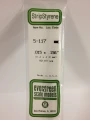 Evergreen - STRIPSTYRENE WHITE .38X4MM 10pcs