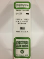 Evergreen - STRIPSTYRENE WHITE .5X1.5MM 10pcs