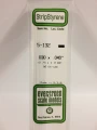 Evergreen - STRIPSTYRENE WHITE .75X1MM 10pcs