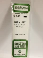 Evergreen - STRIPSTYRENE WHITE 1X1.5MM 10pcs