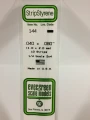 Evergreen - STRIPSTYRENE WHITE 1X2MM 10pcs