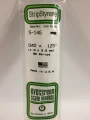 Evergreen - STRIPSTYRENE WHITE 1X3.2MM 10pcs