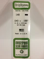 Evergreen - STRIPSTYRENE WHITE 1X4.8MM 10pcs