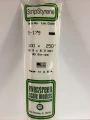 Evergreen - STRIPSTYRENE WHITE 2.5X6.3MM 6pcs