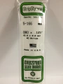 Evergreen - STRIPSTYRENE WHITE 2X3.2MM 8pcs