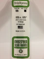 Evergreen - STRIPSTYRENE WHITE 3.2MM SQ 6pcs