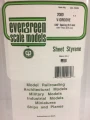 Evergreen - V GROOVE 15X29CM X.5MM SP2MM