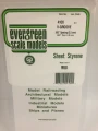 Evergreen - V-GROOVE 15X29CM X1MM SP2.5MM