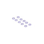 Schumacher - M3 Alloy Washers Grey 1.0mm (pk10)