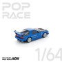 POP RACE 1:64 Mazda RX-7 (FC3S) RE-AMEMIYA Blue S44-01/PR640290