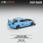 POP RACE 1:64 MAZDA RX-8 RE-AMEMIYA - LIGHT BLUE S45-01/PR640270