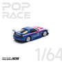 POP RACE 1:64 MAZDA RX7 RE-AMEMIYA - BLUE/PINK S24-08/PR640240