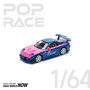 POP RACE 1:64 MAZDA RX7 RE-AMEMIYA - BLUE/PINK S24-08/PR640240