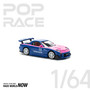POP RACE 1:64 MAZDA RX7 RE-AMEMIYA - BLUE/PINK S24-08/PR640240