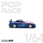 POP RACE 1:64 MAZDA RX7 RE-AMEMIYA - BLUE/PINK S24-08/PR640240