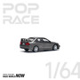 POP RACE 1:64 MITSUBISHI LANCER EVOLUTION IV DARK GREY S31-06/PR640327