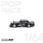 POP RACE 1:64 Nissan Skyline GT-R V8 Drift Hakosuka COCA COLA ZERO BLACK CHROME