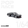 POP RACE 1:64 Nissan Skyline GT-R V8 Drift Hakosuka COCA COLA ZERO BLACK CHROME