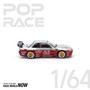 POP RACE 1:64 Panden Silvia S13 - Moontech Red S43-02/PR640258