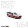 POP RACE 1:64 Panden Silvia S13 - Moontech Red S43-02/PR640258