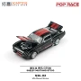 POP RACE 1:64 SHELBY MUSTANG GT500 DARK CHROME S36-02/PR640218