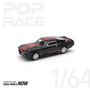 POP RACE 1:64 SHELBY MUSTANG GT500 DARK CHROME S36-02/PR640218