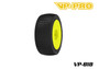 VP-PRO 818 Poison Needle Evo 1/8 Offroad Buggy Tires Pre-Glued on Yellow Rims - M3 Soft Compound (2 Pcs)