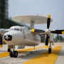 Dynam DY8982 E-2C Hawkeye AEW 1500mm Twin-Engine 360° Rotating Radar RC Scale Airplane PNP
