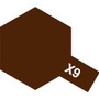 Tamiya X9 ENAMEL BROWN 8009